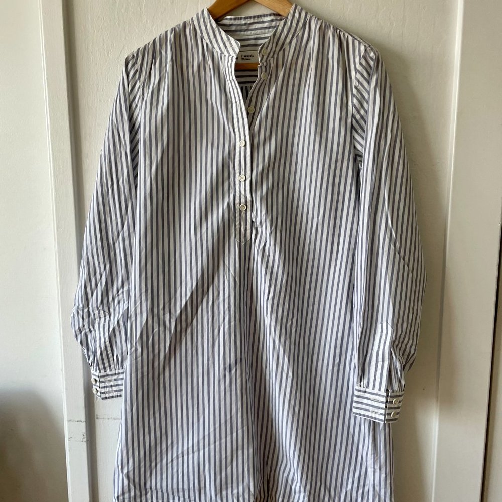 Entireworld Stripe Oxford Shirt Dress